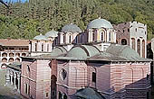 Rila Monastery, the five domed church the Nativity of the Virgin 